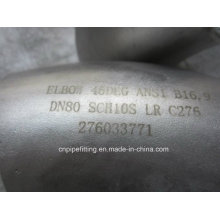 Hastelloy Liga C276 Cotovelos, Aço Liga C276 Cotovelos, Uns N10276 Elbow Pipe Fittings